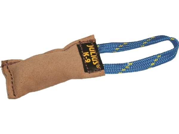 Julius-K9 K9 Dummy nahka 10x2,5 ulkoinen ompelu 1 kahva perse.
