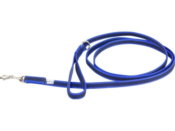 Julius-K9 K9 C&G line,blå/grå,14mm/2m,m/håndt,max 30kg