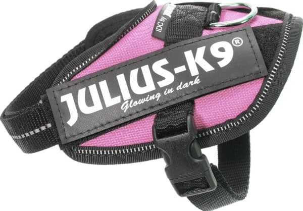 Julius-K9 K9 IDC-sele, str.: Baby 2, rosa 33-45 cm