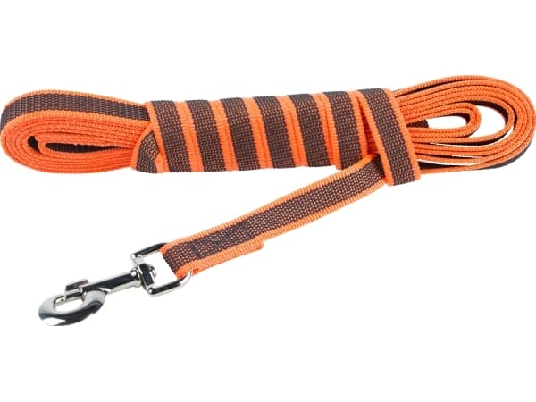 Julius-K9 K9 C&G line,orange/grå,20mm/5m,m/håndt,max 50kg