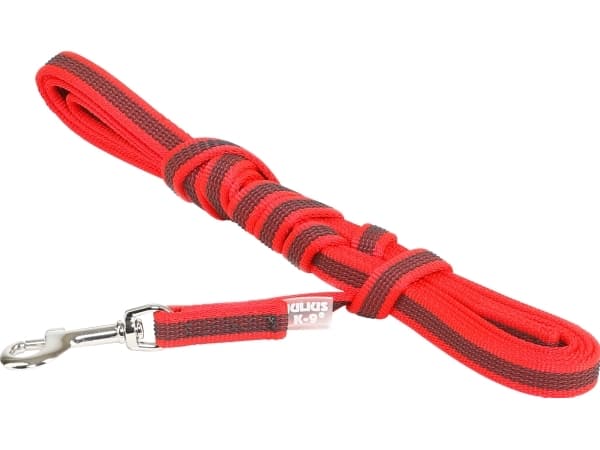 Julius-K9 K9 C&G line,rød/grå,14mm/3m,m/håndt,max 30kg