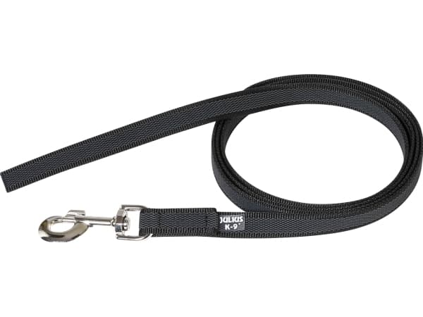 Julius-K9 K9 C&G line, sort/grå 14mm/2m u/håndt