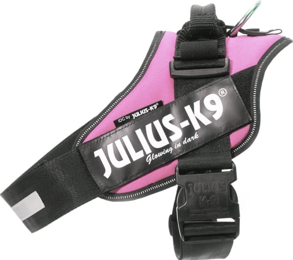 Julius-K9 k9 IDC-sele, str.: 3, rosa 82-115 cm
