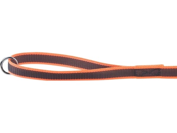 Julius-K9 K9 S. grip line, orange/grå 20mm/1,2m m/håndt+O-ring
