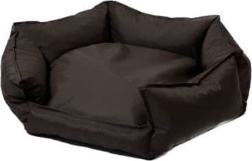 GO GIFT - Hexagon sort XL - seng til kæledyr - 75 x 55 x 15 cm