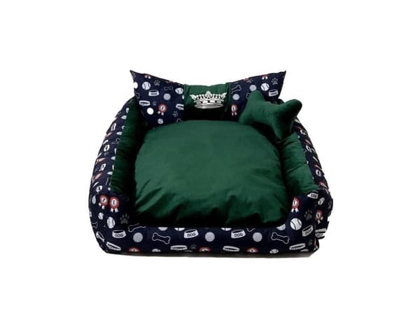 GoGift lair Crown grøn XXL 110 x 90 x 18 cm