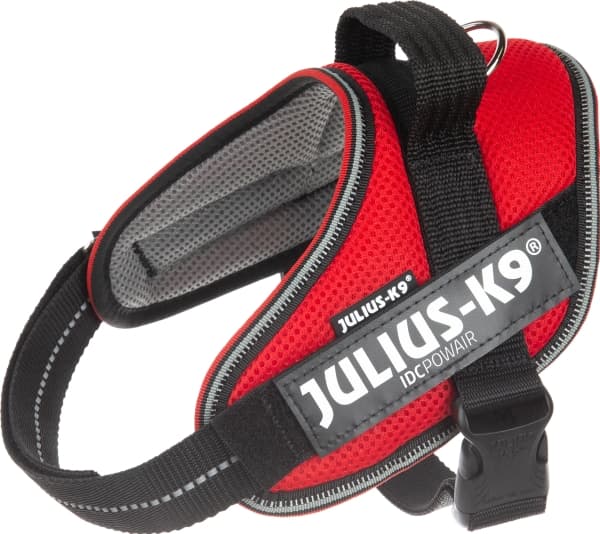 Julius-K9 K9 IDC POWAIR sele, Str.: Mini, rød, 49-67 cm