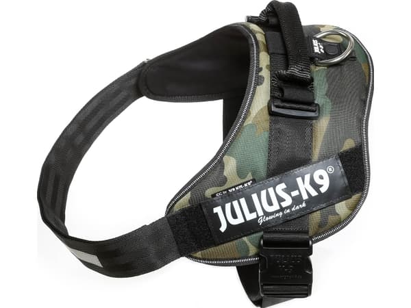 Julius-K9 K9 IDC-sele, str.: 4, kamuflasje 96-138 cm
