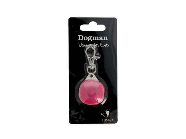 Dogman Blinklampa Burger Led Rosa 3cm