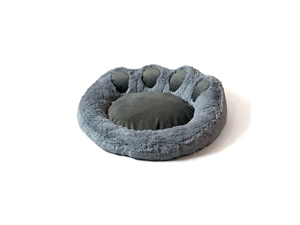 GO GIFT Hunde- og katteseng XL - grå - 75x75 cm