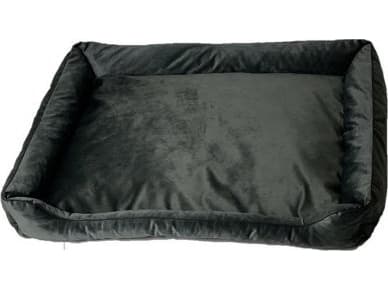 GO GIFT Lux musta - lemmikkieläinten sänky - 95 x 70 x 9 cm