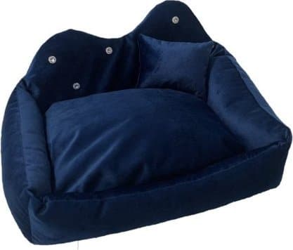 GO GIFT Prince laivastonsininen XXL - lemmikkieläinten sänky - 70 x 55 x 12 cm