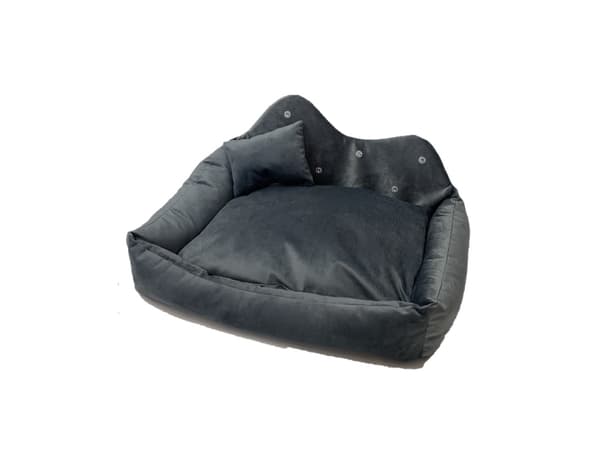 GO GIFT Prince grey XL - lemmikkieläinten sänky - 60 x 45 x 10 cm