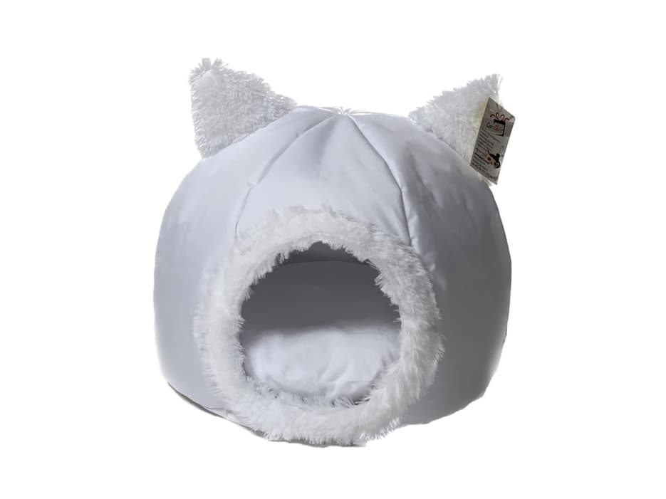 GO GIFT kennel kattbädd ljusgrå 40x40x34 cm CDON