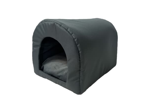 GO GIFT seng til katte og hunde - grafit - 40 x 33 x 29 cm