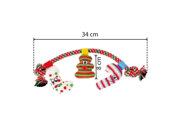 Dingo DINGO- Zabawka dla psa sznur- magic moments 34 cm