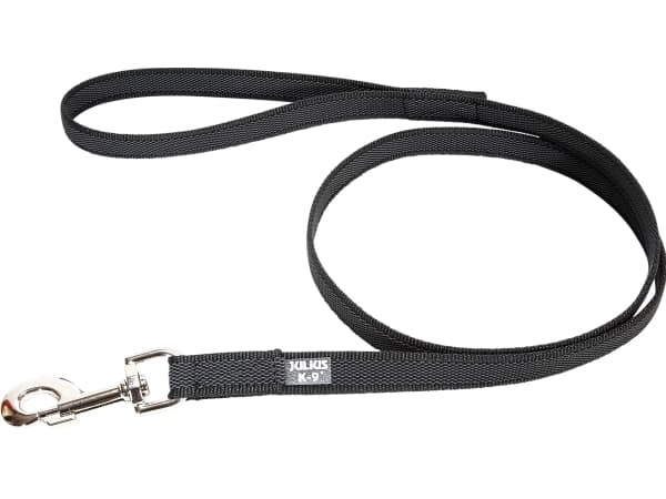 Julius-K9 K9 C&G line, sort/grå 14mm/2m m/håndt
