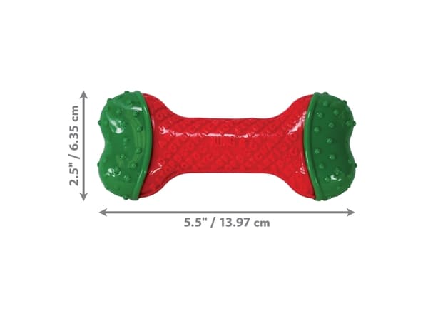 Kong Leksak Holiday Bone S/m