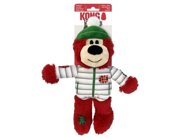 Kong Leksak Holiday Wild Knots Bear Mix M/l