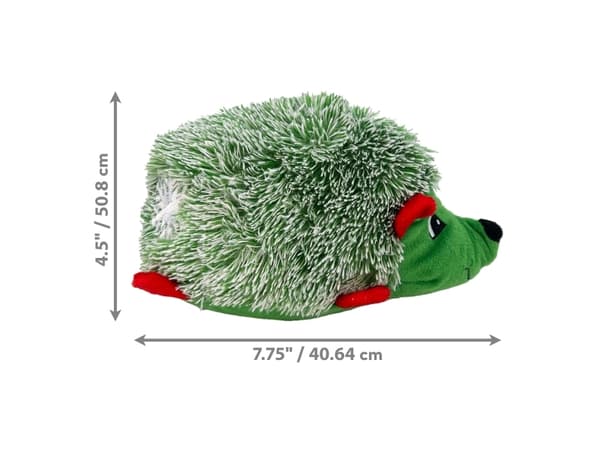 Kong Leksak Holiday Comfort Hedgehug Grön M