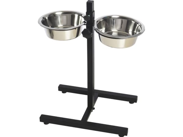 Sourcing DOUBL BOWL MET ADJUST STAND HOPPY 2X2.8L