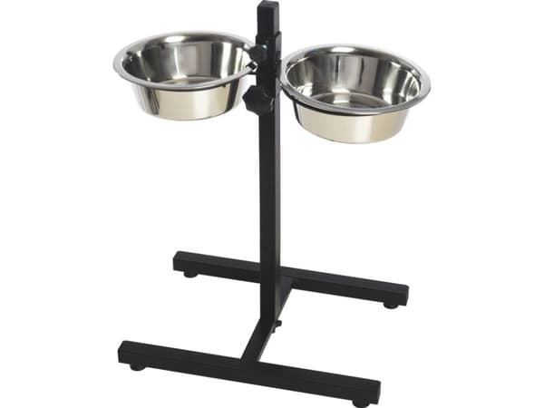 Sourcing DOUBL BOWL MET ADJUST STAND HOPPY 2X4.7L