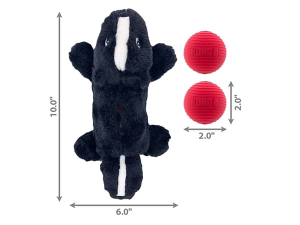 KONG KONG KONG Cozie Pocketz Skunk, 29cm, lajiteltu