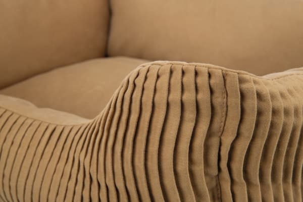 Trixie Marley bed, square, 80 × 60 cm, ochre