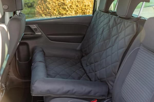 Trixie Car seat cushion, double, 95 × 10 × 50 cm, black