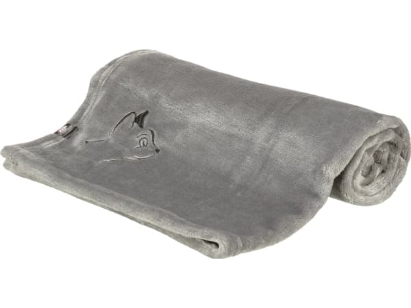 Trixie Nilay blanket, plush, 90 × 70 cm, grey