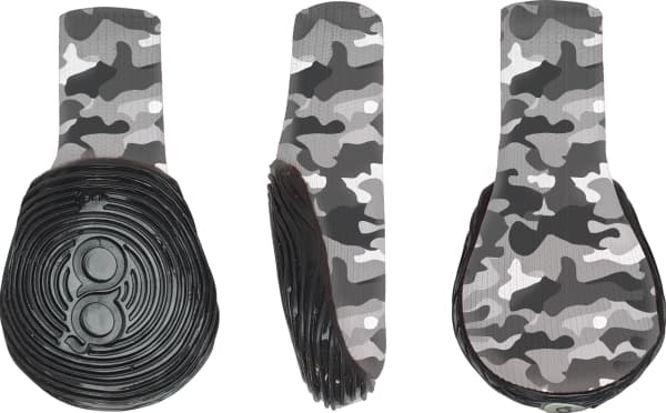 Goo-eez Trendz, Snow Camo Charcoal / Black, M, 2 stk