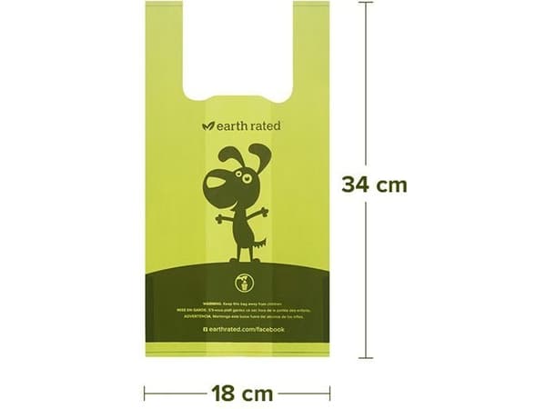 Earth Rated 120 Ympäristöystävälliset pussit kahvoilla, laventeli