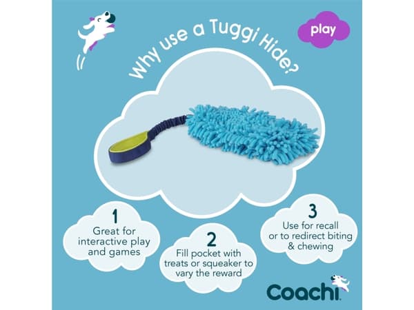 Coachi Tuggi Hide Navy, Lime & Light Blue