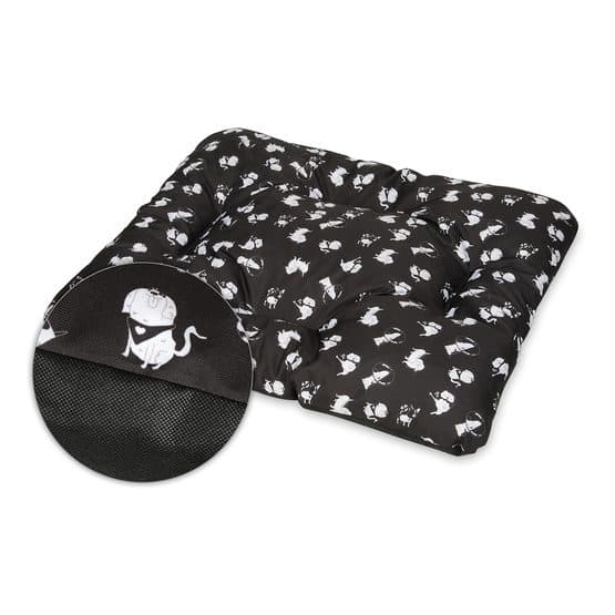 Hundkudde - Mort - XLarge Svart/Vit