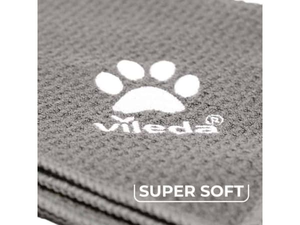 Vileda 172650, Katt, Hund, Mikrofiber, Grå, M, 450 mm, 700 mm