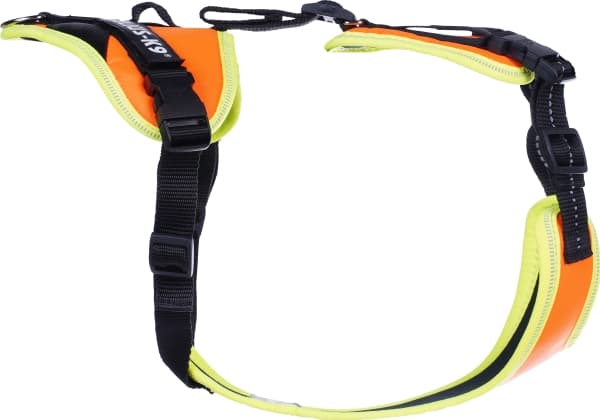 Julius-K9 K9 Mantrailing/Outd. sele, Str.: S/Uv Orange m. neon kant
