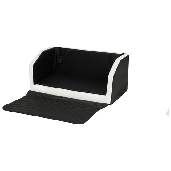 Hundsäng Transport - Karo - 90x55 Cm - Svart/Vit