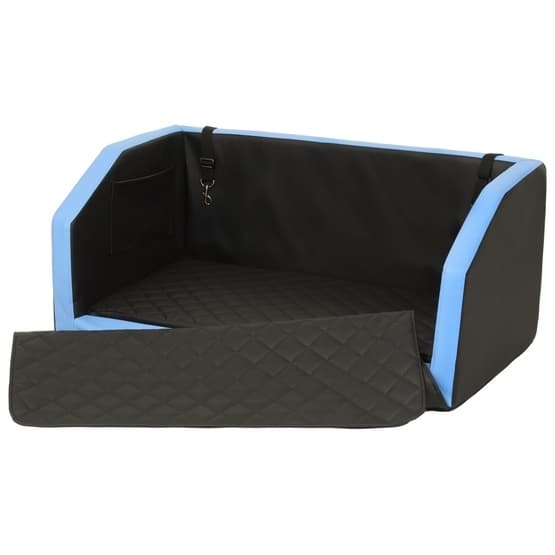 Hundeseng Transport - Ternet - 90x55 Cm - Sort/Blå