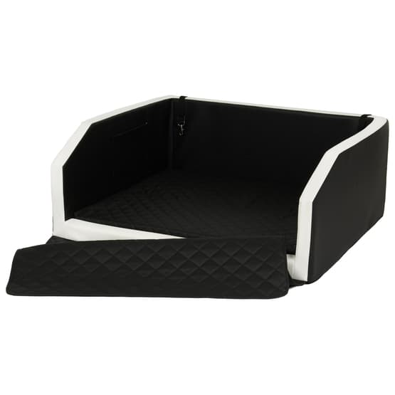 Hundeseng Transport - Ternet - 100x90 Cm - Sort/Hvid