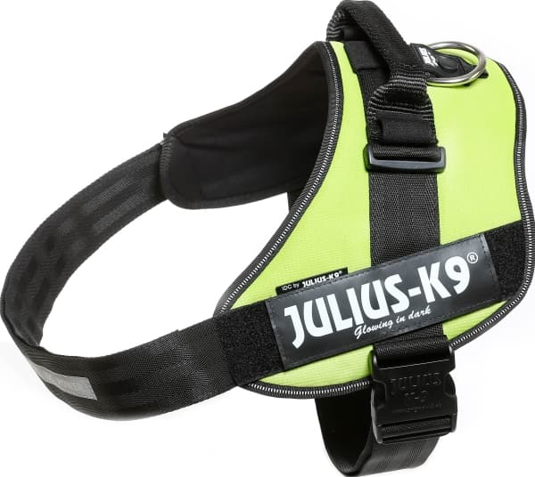 Julius-K9 K9 IDC sele, str.: 3, neongrøn 82-115 cm