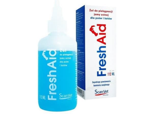 ScanVet Fresh Aid 112ml - munvård för hundar och katter