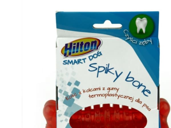 Hilton HILTON Dog Spiky Ball mix kolor Kość z kolcami 12cm dla psa