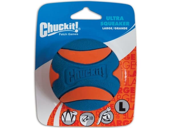 CHUCKIT Ultra Squeaker bold, L