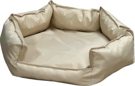 GO GIFT Hexagon beige XXL - seng til kæledyr - 90 x 63 x 16 cm