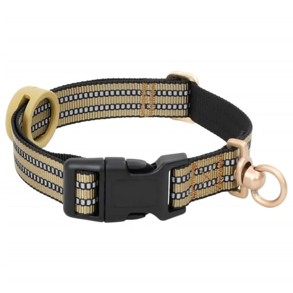 Hundsele med koppel & krage Justerbar kamouflage brun XL