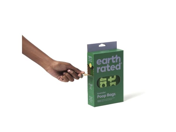 Earth Rated 120 Eco-Friendly poser med håndtag, Lavendel