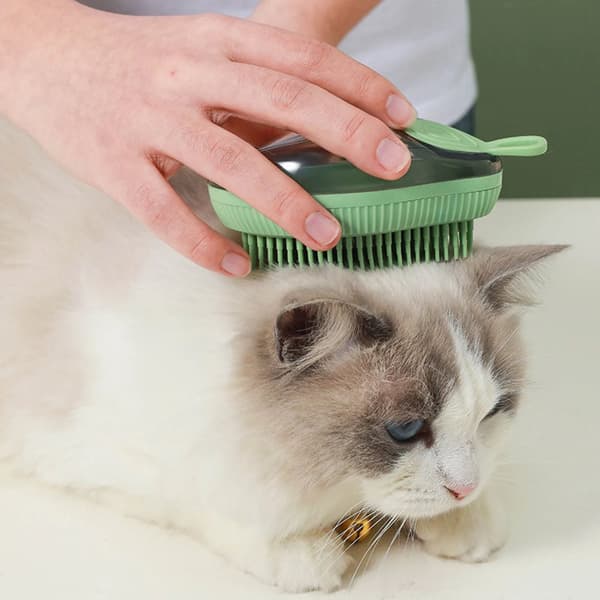 Massageborste för att tvätta hundar och katter