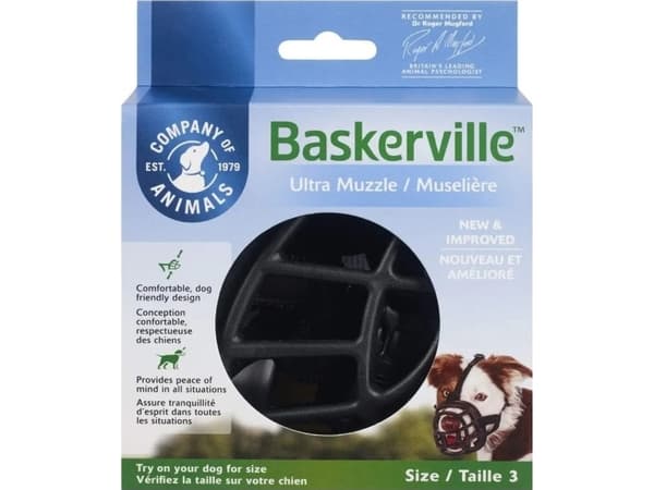Company of Animals Baskerville Ultra munkorg storlek 3, nos: L7cm, Ø28cm