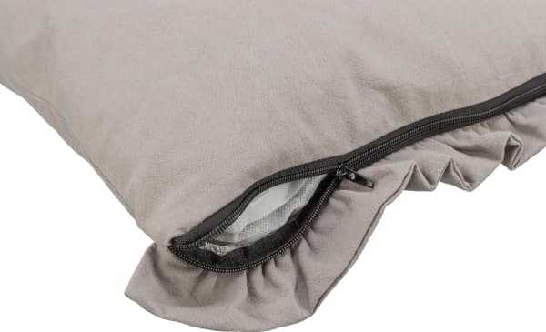 Trixie Amelie cushion, square, 100 × 70 cm, light grey