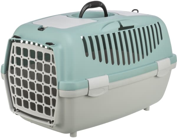 Trixie Capri 2 transport box, XS–S: 37×34×55 cm, light grey/sage
